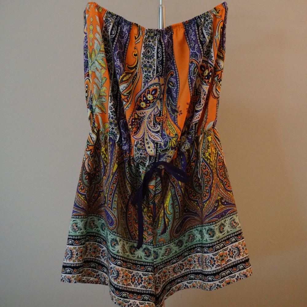 Strapless Romper - Picture 2 of 3